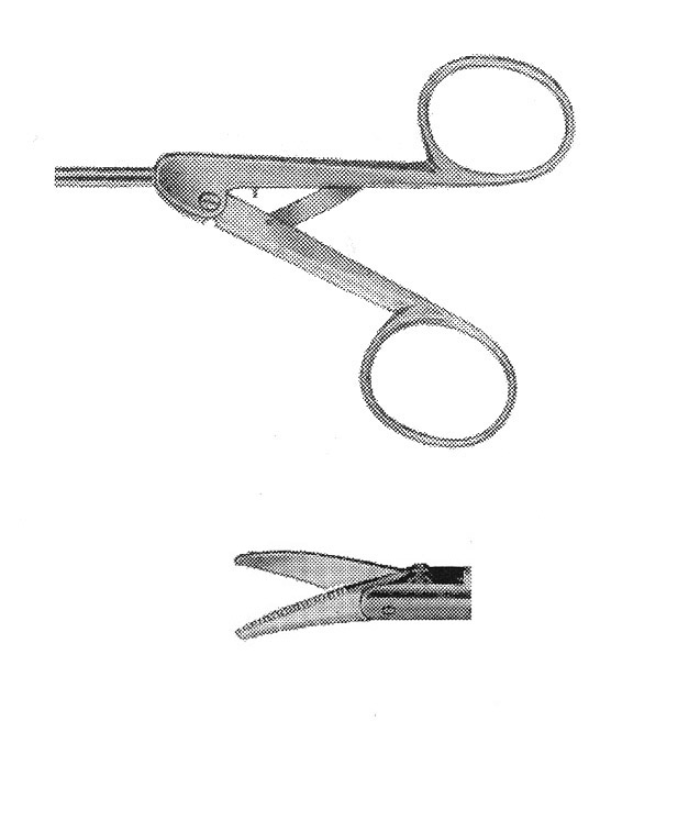 İZOLESİZ MAKAS Z MODEL SAPLI  ÇAP : 5MM L:36CM